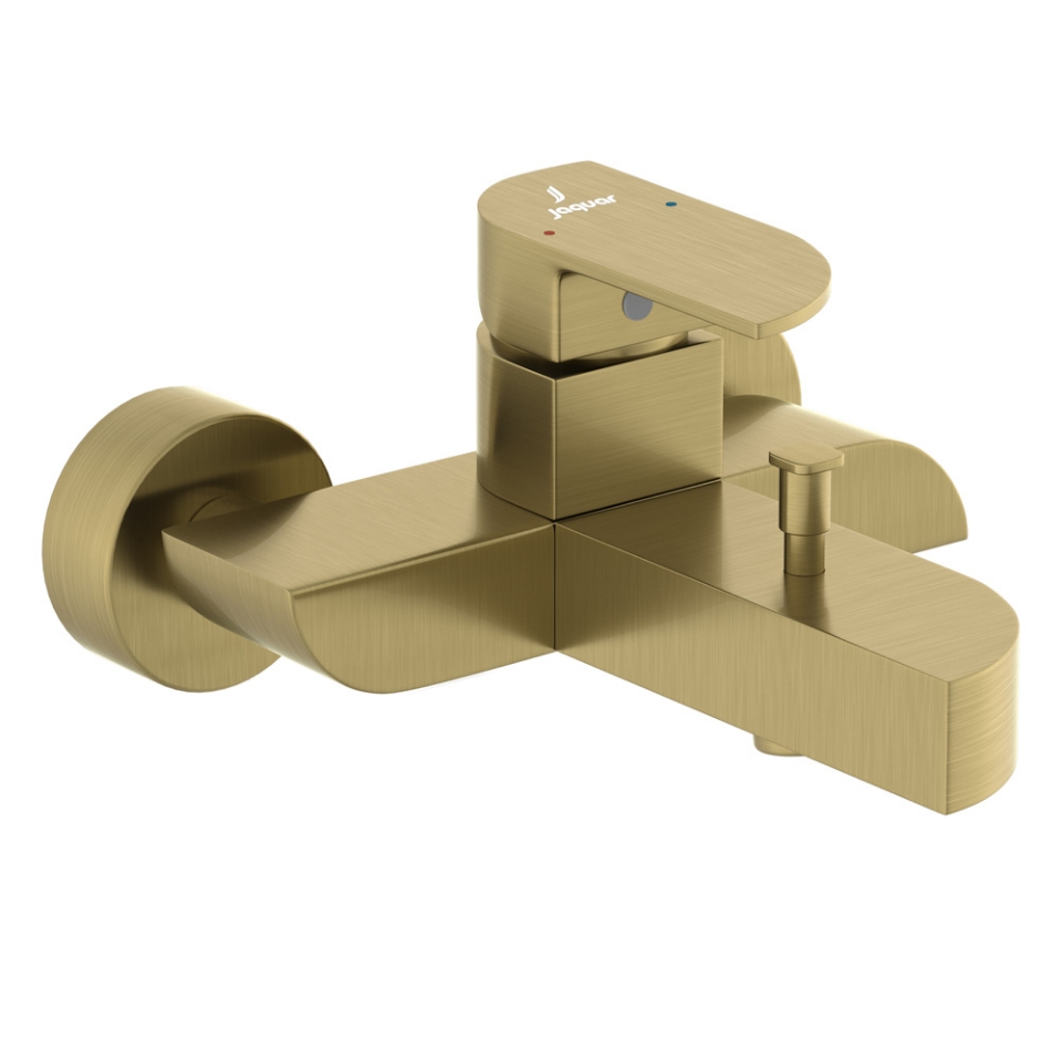 صورة خلاط حمام وشاور بذراع واحد - برونز معتق