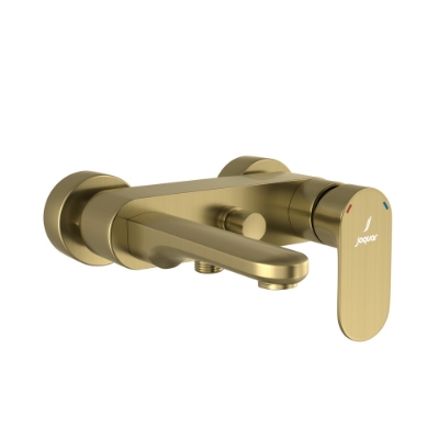 الصورة: خلاط حمام وشاور بذراع واحد - برونز معتق