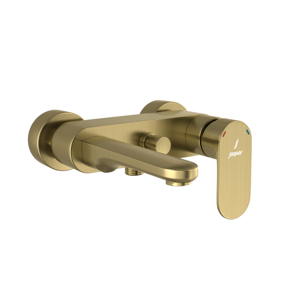 صورة خلاط حمام وشاور بذراع واحد - برونز معتق