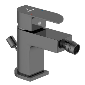 Picture of Mitigeur de bidet monocommande  avec vidage Popup - Chrome noir