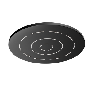 Picture of Single Function Round Shape Maze Overhead Shower - Black Matt
