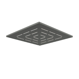 Picture of Square Shape Maze Overhead Shower - Graphite