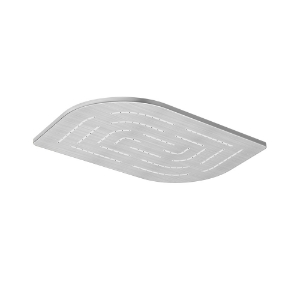 Picture of Single Function Rectangular Head Alive Maze Overhead Shower - Stainless Steel