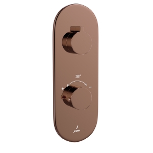 Picture of Aquamax Thermostatic Shower Mixer - Blush Gold PVD