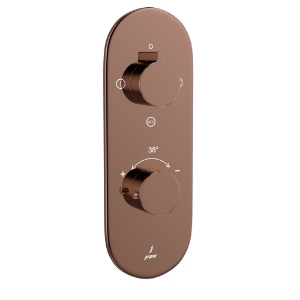 Picture of Aquamax Thermostatic Shower Mixer - Blush Gold PVD