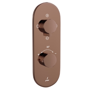 Picture of Aquamax Thermostatic Shower Mixer - Blush Gold PVD