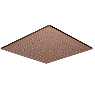 Picture of Square Shape Maze Overhead Shower - Blush Gold Bright PVD