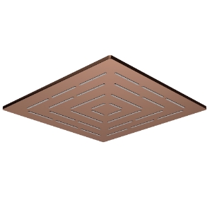 Picture of Square Shape Maze Overhead Shower - Blush Gold PVD