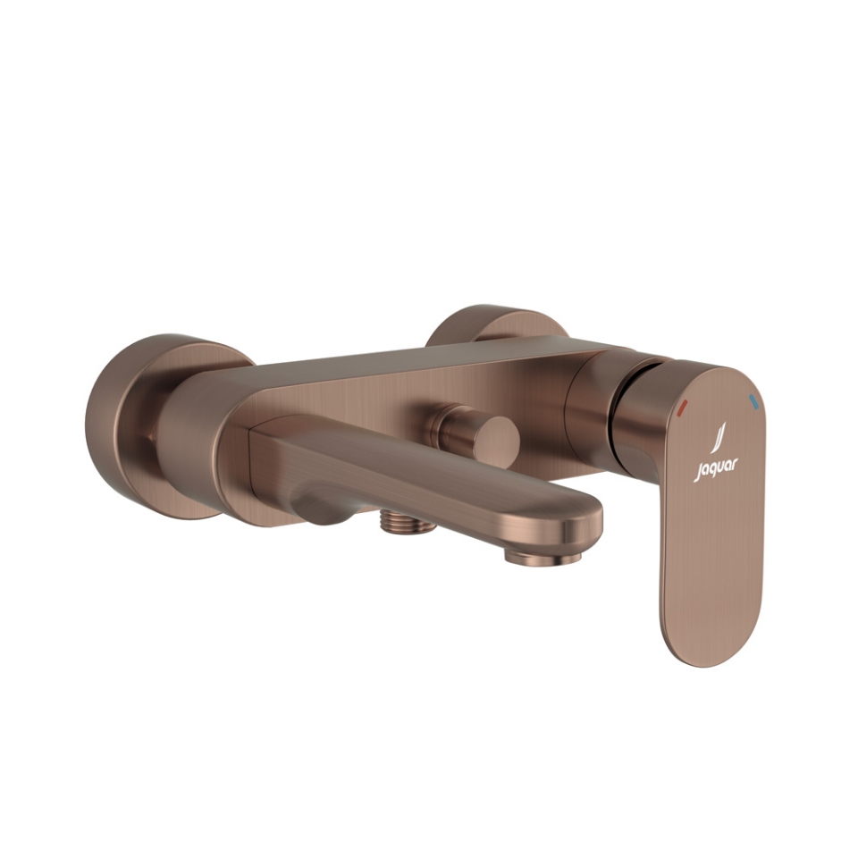 صورة خلاط حمام وشاور بذراع واحد - نحاس معتق