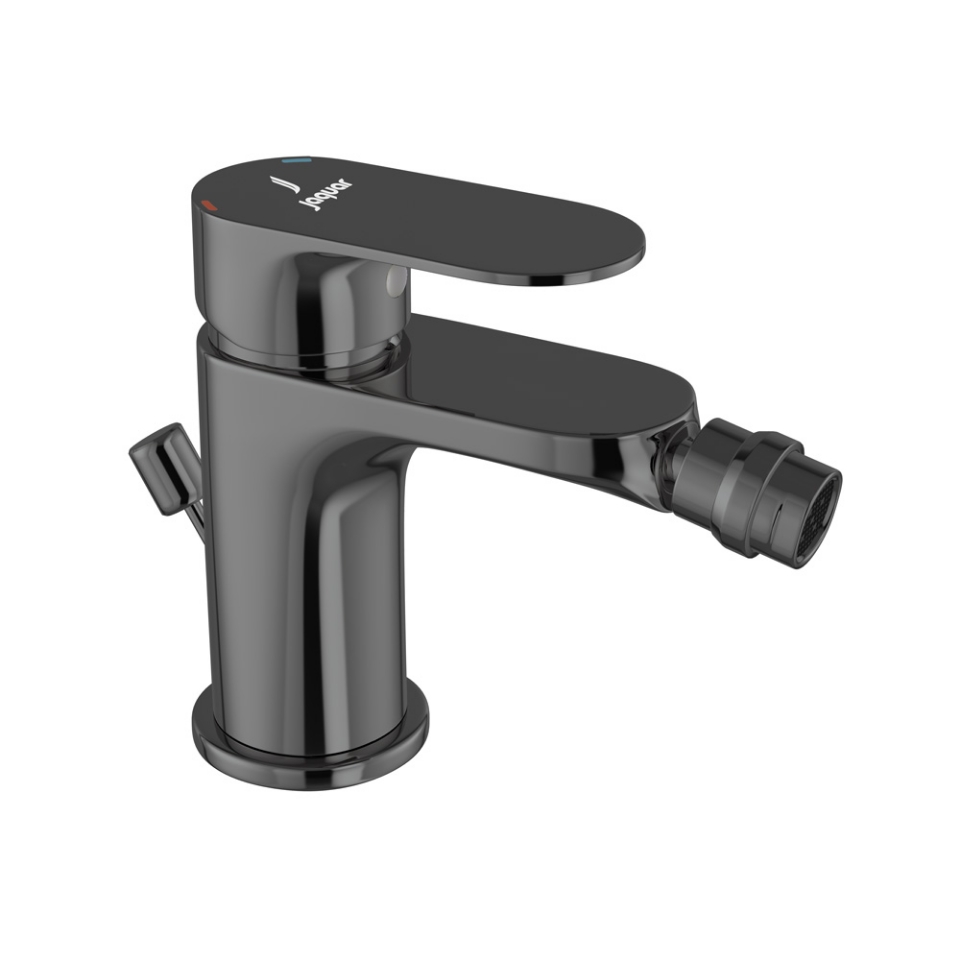 صورة خلاط بيديت بذراع واحد له تصريف منبثق - كروم أسود