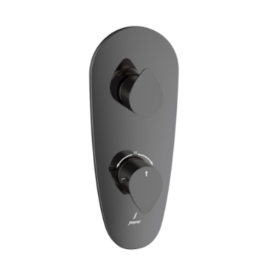 الصورة: خلاط شاور حراري أكواماكس - كروم أسود