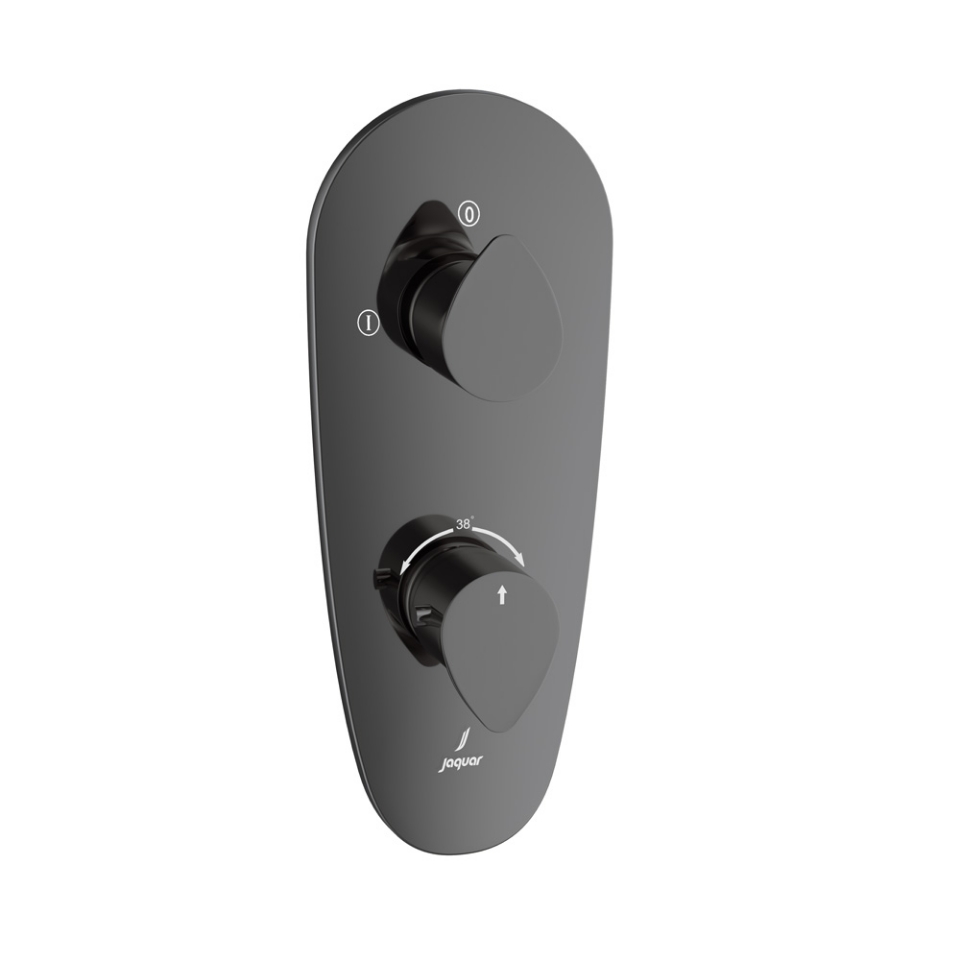 صورة خلاط شاور حراري أكواماكس - كروم أسود