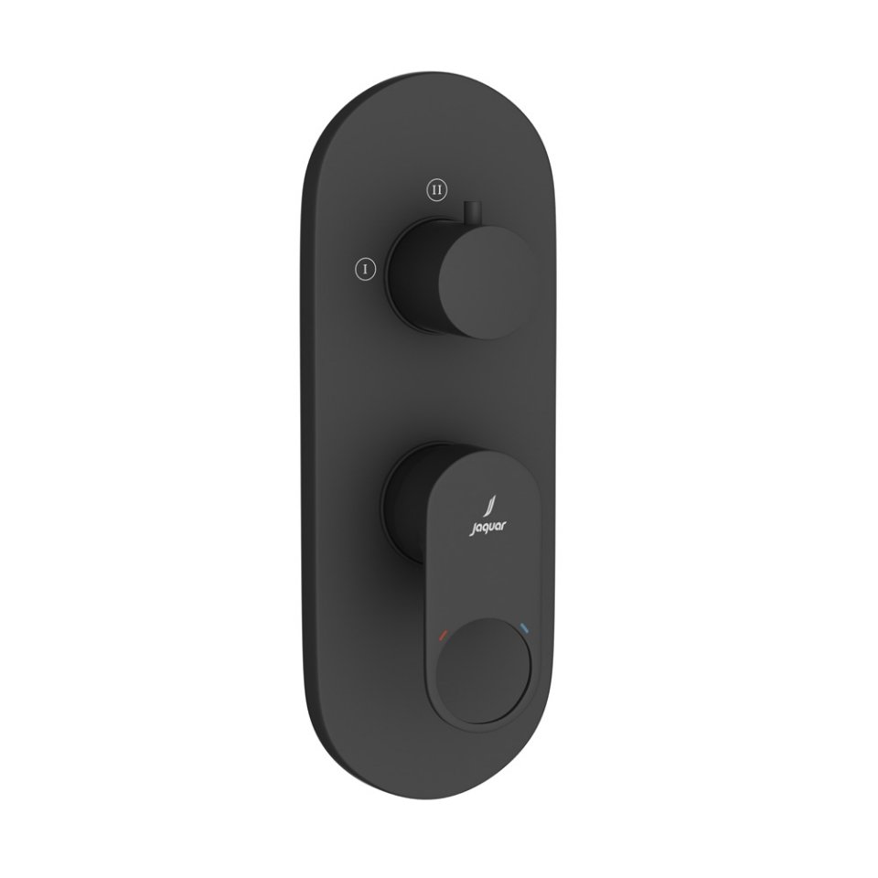 صورة خلاط شاور بذراع واحد أكواماكس - أسود مطفي