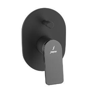 Picture of Inversor encastrável monocomando - Comando: Preto cromado | Estrutura: Preto mate