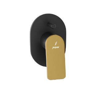 Picture of Kit de pièces exposées de l'inverseur mural monocommande à haut débit - Commande : PVD Doré Mat | Corps : Noir Mat