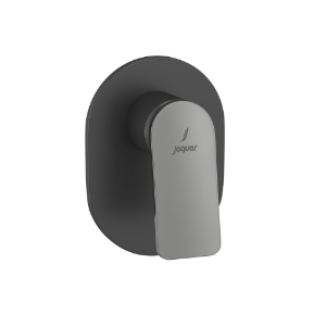 Picture of Exposed Part Kit of Single Lever In-wall Manual Valve - Lever: Black Chrome | Body: Black Matt