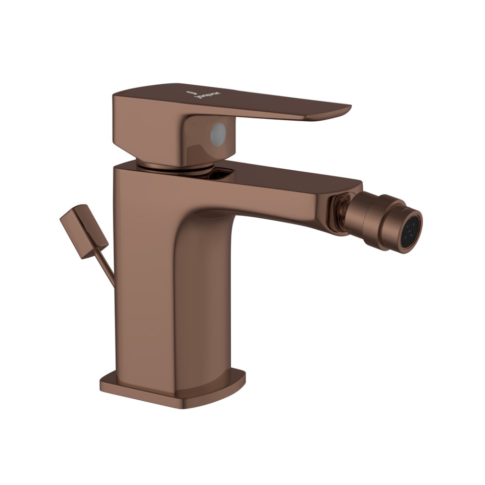 Picture of Single Lever Bidet Mixer with Popup Waste - Blush Gold Bright PVD