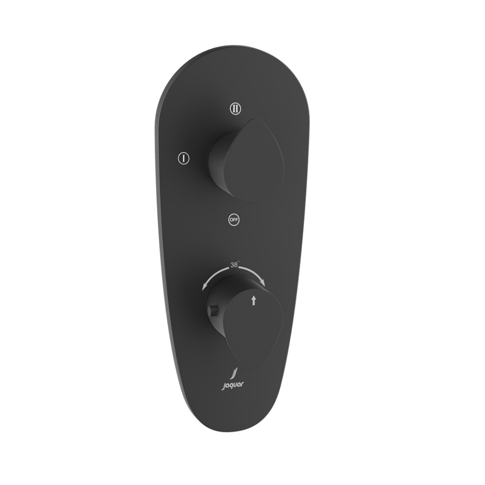 صورة خلاط شاور حراري أكواماكس - أسود مطفي