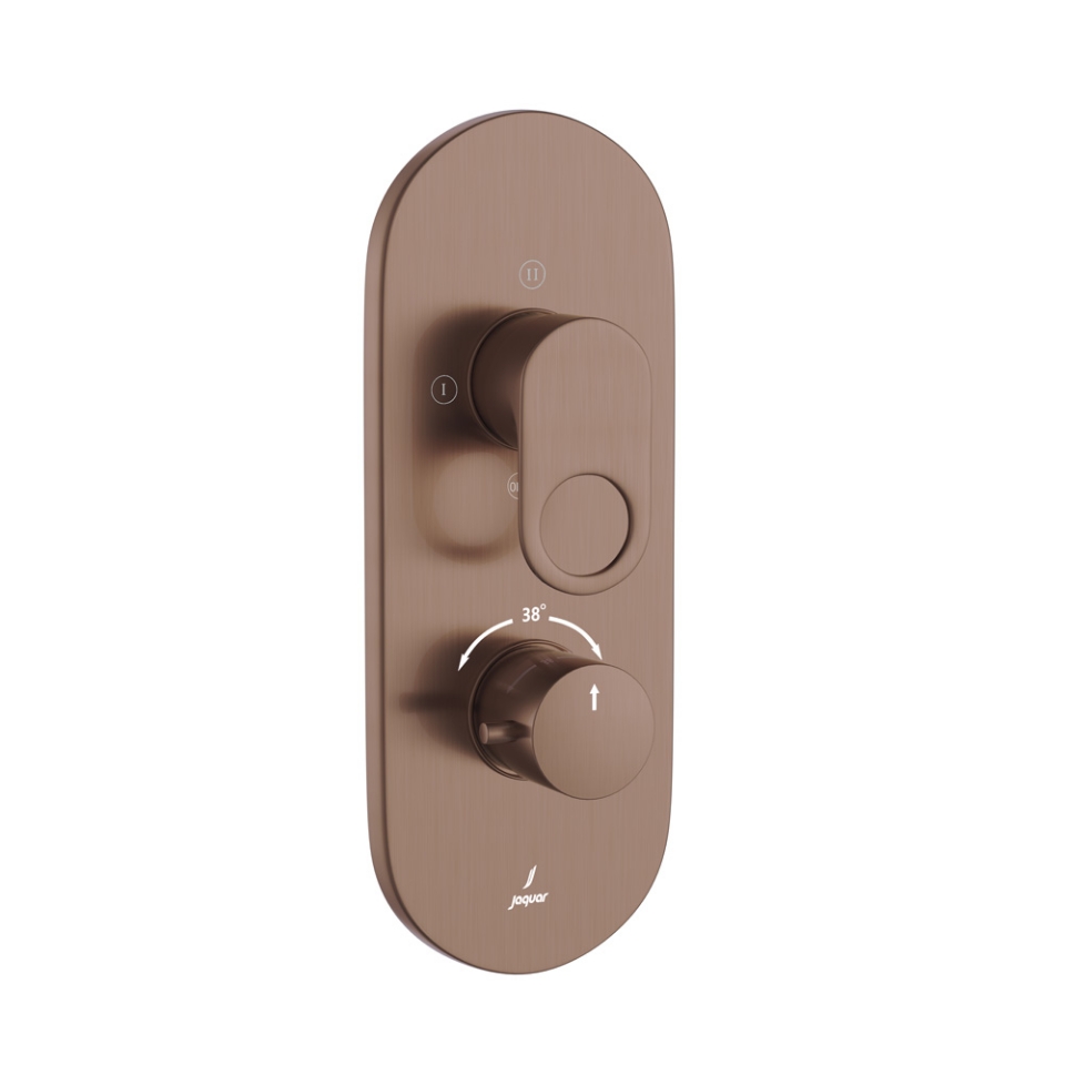 صورة خلاط شاور حراري أكواماكس - نحاس معتق