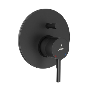 Picture of Kit de pièces apparentes pour mitigeur monocommande à haut débit avec inverseur - Noir mat