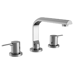 Picture of Mitigeur de lavabo 3 trous bec rond - Chrome