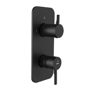 Picture of Aquamax  Single Lever Shower Mixer with 3-way diverter  - Black Matt