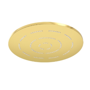 Picture of Pommeau de douche monofonction forme ronde Maze - PVD doré brillant