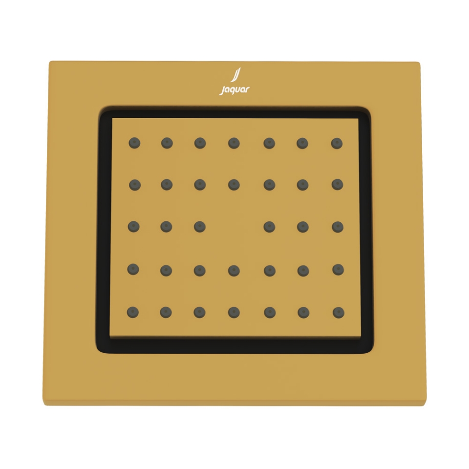 صورة مصفاة شاور مستطيلة مائلة - ذهبي مطفي PVD