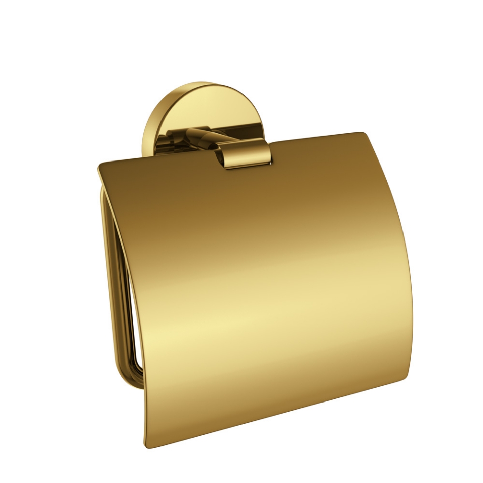 صورة حامل ورق حمام - ذهبي لامع PVD