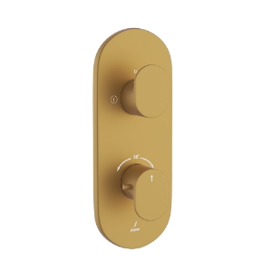 Picture of Aquamax Thermostatic Shower Mixer - Gold Matt PVD