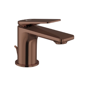Picture of Single Lever Basin Mixer with Popup Waste - Blush Gold PVD