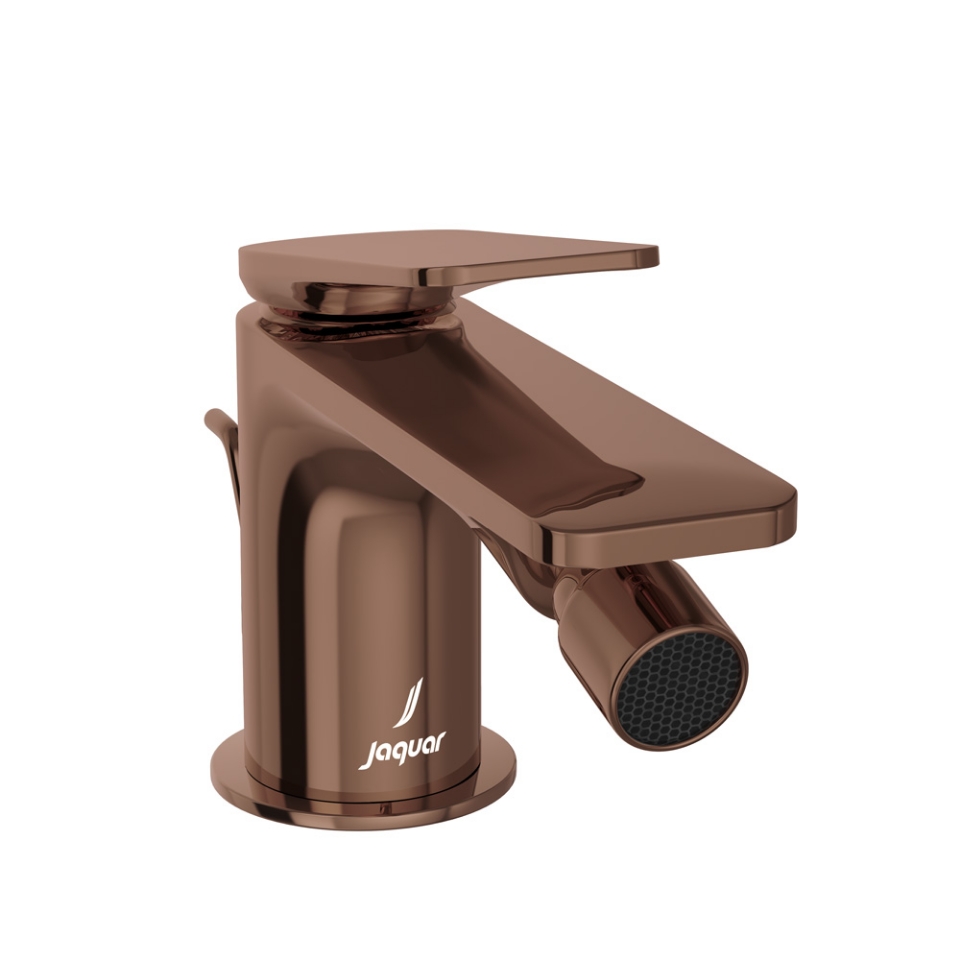 صورة خلاط بيديت بذراع واحد له تصريف منبثق - روز جولد PVD