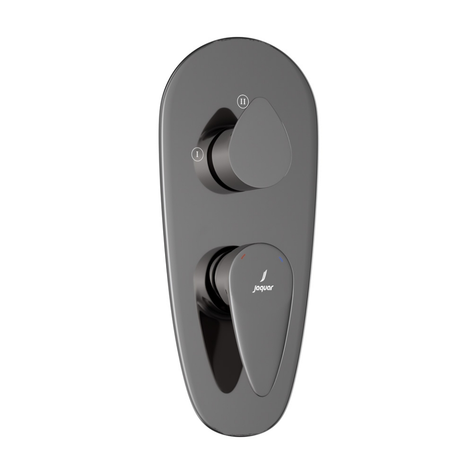 صورة خلاط شاور بذراع واحد أكواماكس - كروم أسود