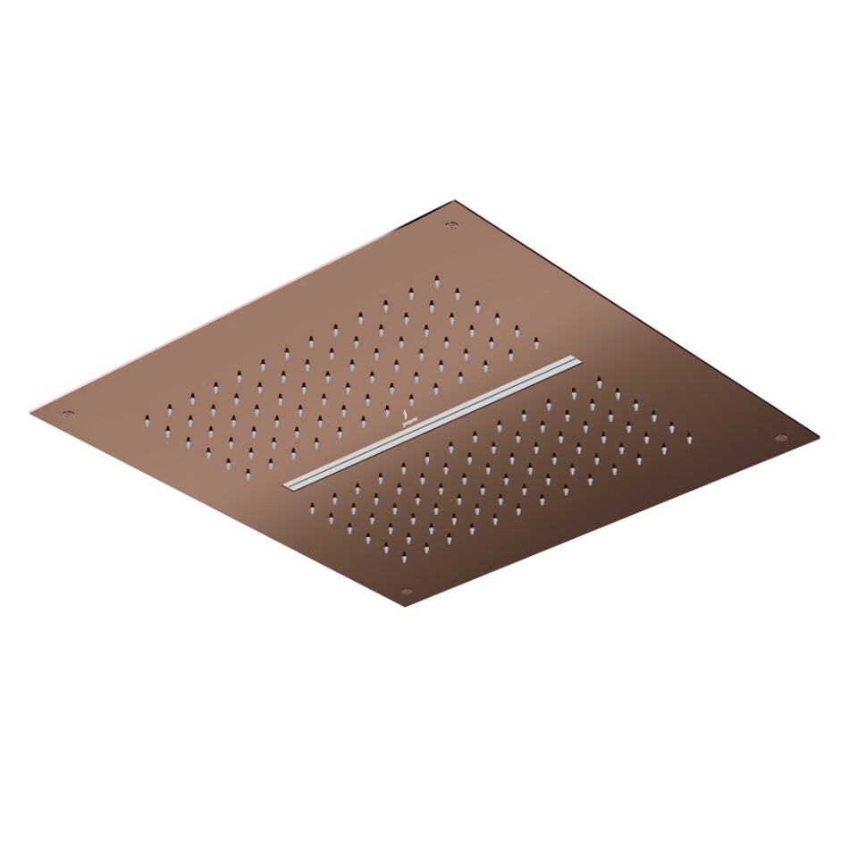 صورة Duoflo Shower Square Shape - Blush Gold PVD