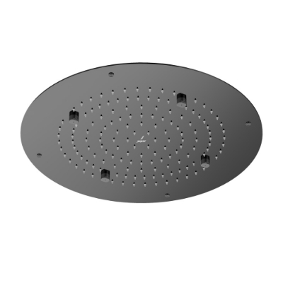 Picture of Duoflo Shower Round Shape - Black Chrome