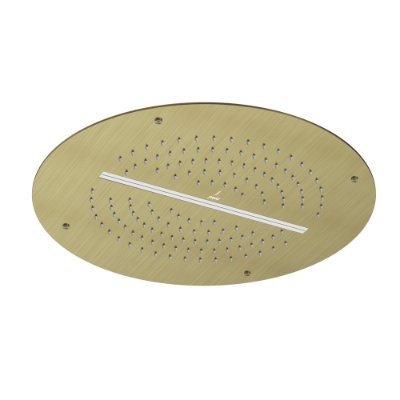 الصورة: شاور دووفلو مستدير - ذهبي مطفي PVD