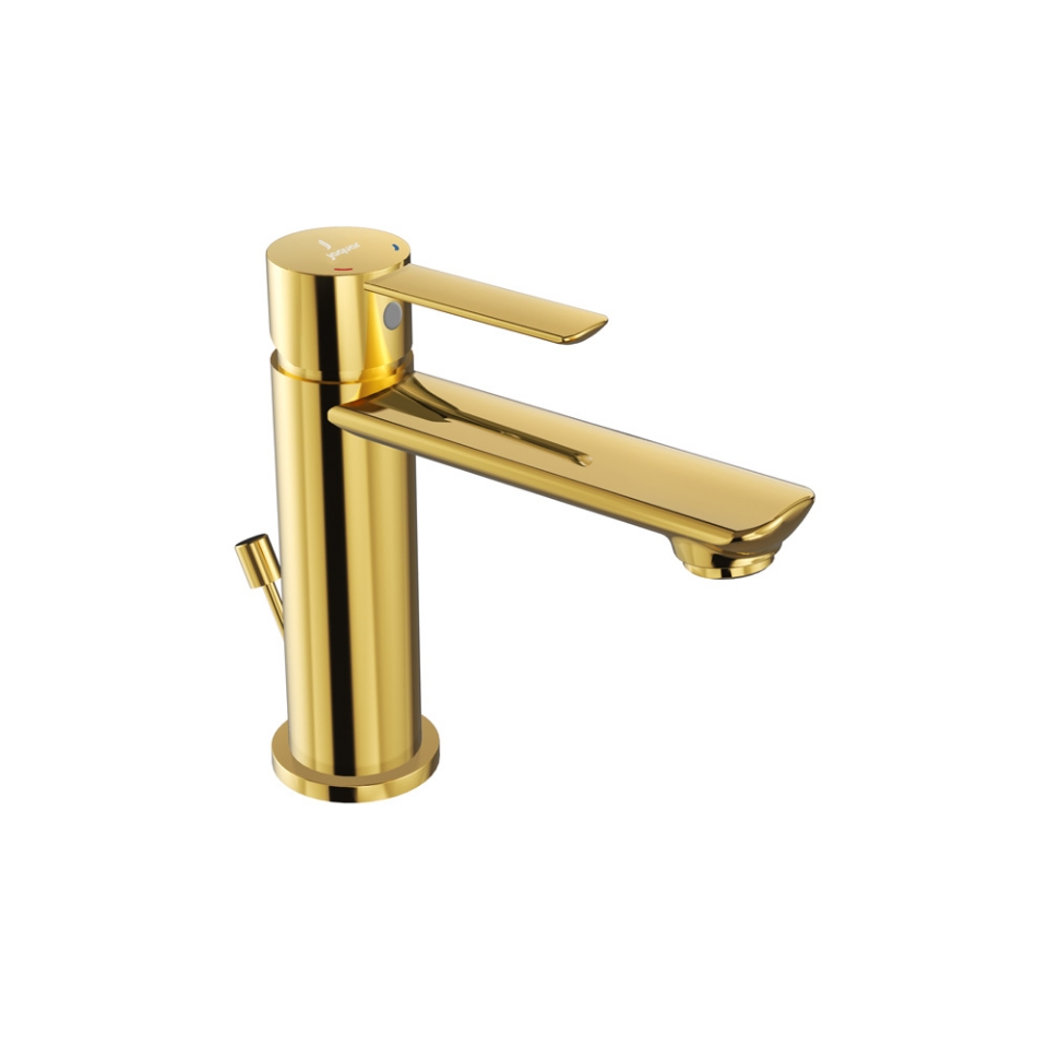 صورة Single Lever Basin Mixer - Gold Bright PVD