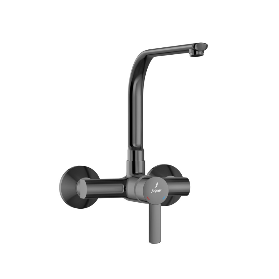 صورة Single Lever Sink Mixer - Black Chrome