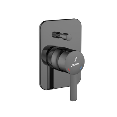 الصورة: Exposed Part Kit of Single Lever Hi Flow In-wall Diverter - Black Chrome