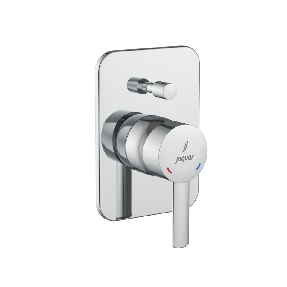 صورة Exposed Part Kit of Single Lever Hi Flow In-wall Diverter - Chrome