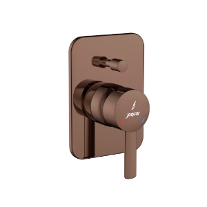 Picture of Exposed Part Kit of Single Lever Hi Flow In-wall Diverter - Blush Gold Bright PVD