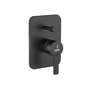 الصورة: Exposed Part Kit of Single Lever In-wall Diverter  - Black Matt