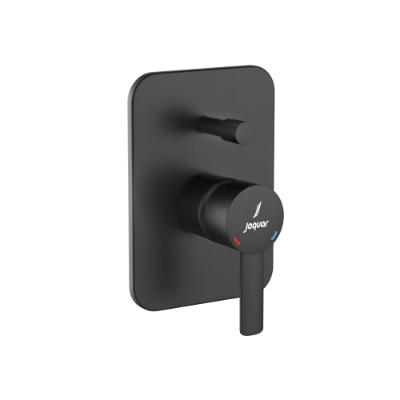 الصورة: Exposed Part Kit of Single Lever In-wall Diverter  - Black Matt