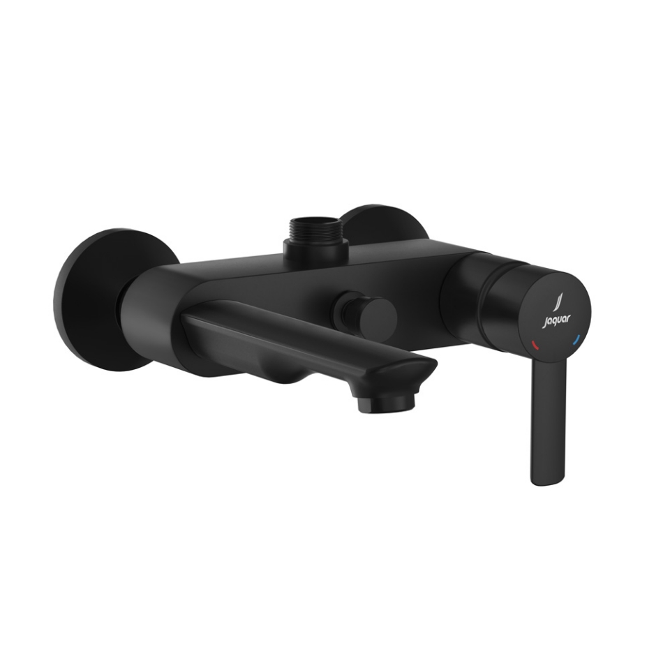 صورة Single Lever Bath & Shower Mixer - Black Matt