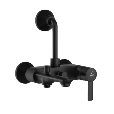 الصورة: Single Lever Bath & Shower Mixer 3-in-1 System - Black Matt