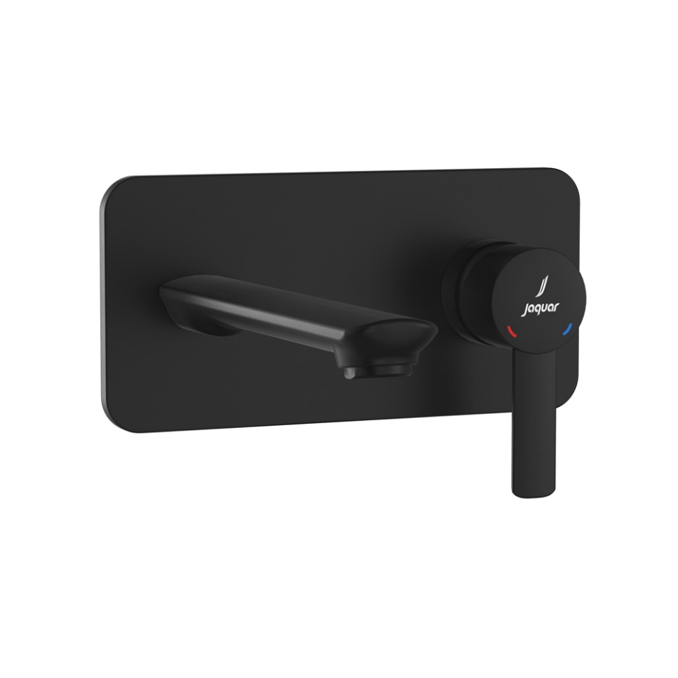 صورة Exposed Parts of Single Lever Built-in In-wall Manual Valve - Black Matt