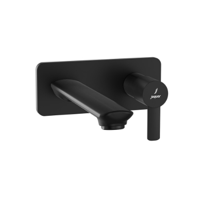 الصورة: Exposed Parts of In-wall Single Built-in Stop Valve - Black Matt