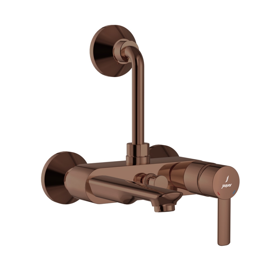 صورة Single Lever Bath & Shower Mixer - Blush Gold PVD