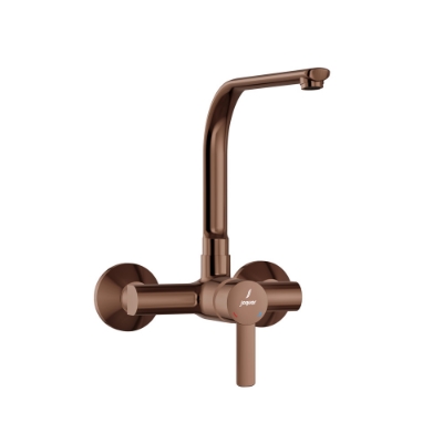 الصورة: Single Lever Sink Mixer - Blush Gold PVD