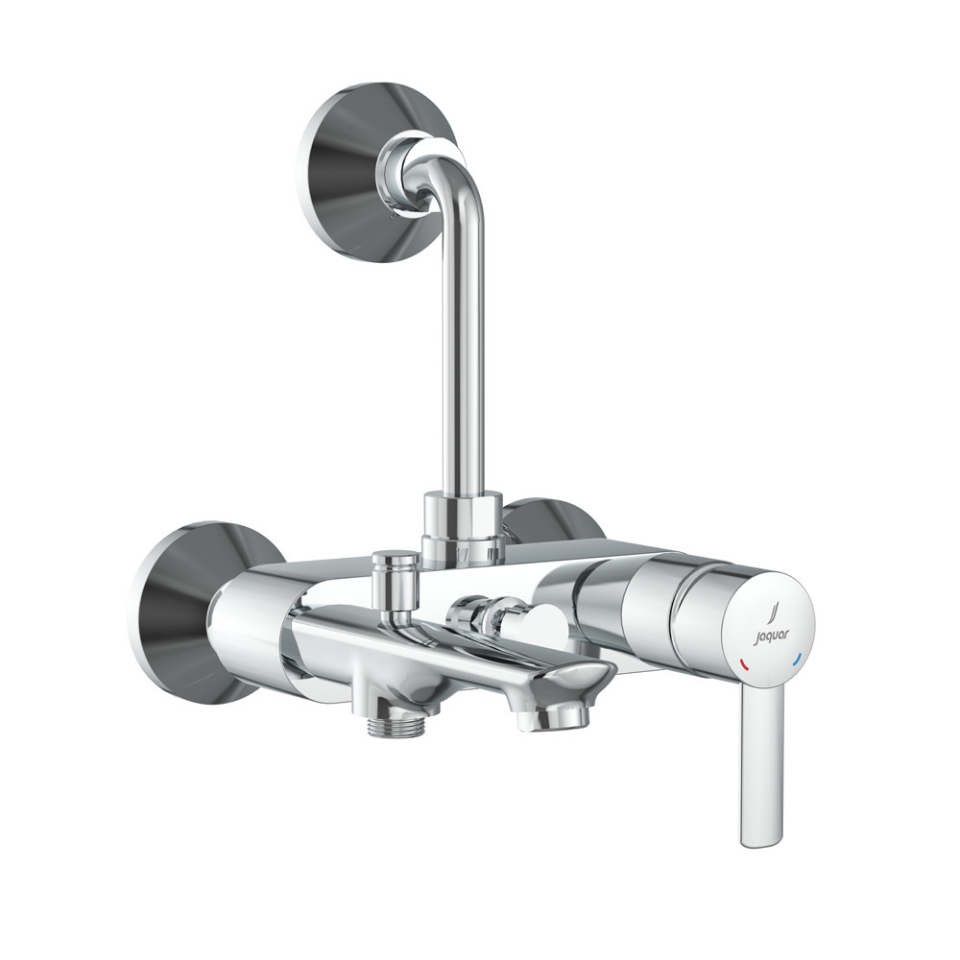 صورة Single Lever Bath & Shower Mixer 3-in-1 System - Chrome